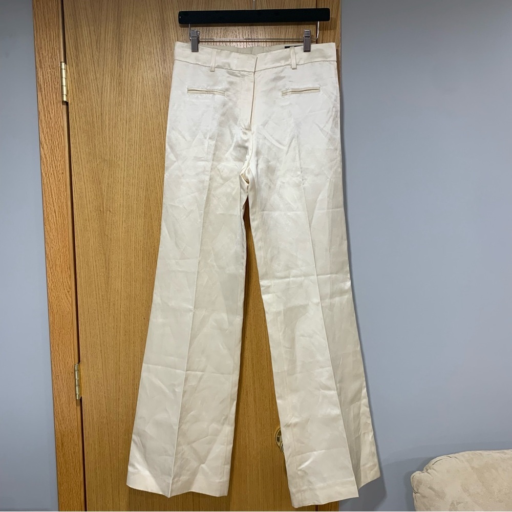 Kate Moss X Zara Linen Blend Flare Pants - Size Small